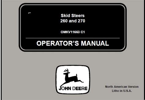 260 john deere skid steer|john deere 260 manual.